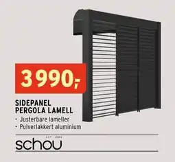 Montér SIDEPANEL PERGOLA LAMELL tilbud