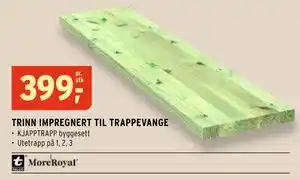 Montér TRINN IMPREGNERT TIL TRAPPEVANGE tilbud