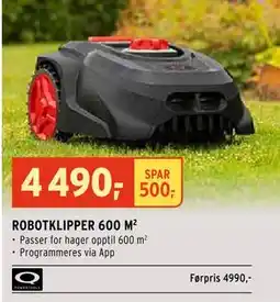 Montér ROBOTKLIPPER 600 M tilbud