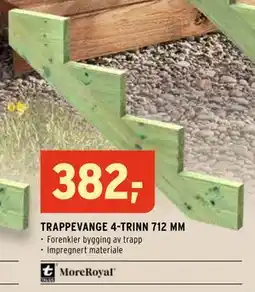 Montér TRAPPEVANGE 4-TRINN 712 MM tilbud