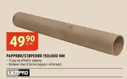 Montér PAPPRØR/STØPERØR 150x800 MM tilbud
