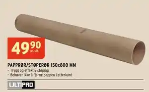 Montér PAPPRØR/STØPERØR 150x800 MM tilbud