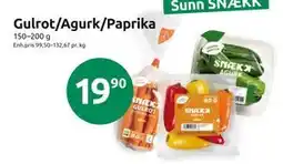 Joker Gulrot/Agurk/Paprika tilbud