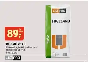 Montér FUGESAND 25 KG tilbud