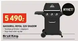 Montér GASSGRILL ROYAL 320 SHADOW tilbud
