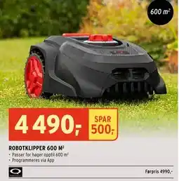 Montér ROBOTKLIPPER 600 M tilbud