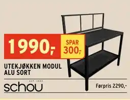 Montér UTEKJØKKEN MODUL ALU SORT tilbud
