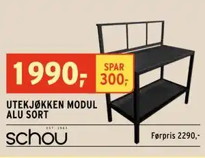 Montér UTEKJØKKEN MODUL ALU SORT tilbud