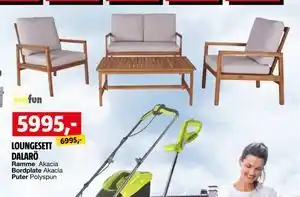 Bauhaus LOUNGESETT DALARÖ tilbud