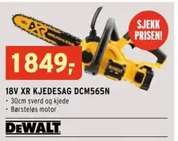 Montér 18V XR KJEDESAG DCM565N tilbud