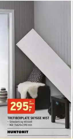 Montér TREFIBERPLATE SKYGGE MIST tilbud