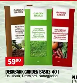 Bauhaus DEKKBARK GARDEN BASICS 40 L tilbud