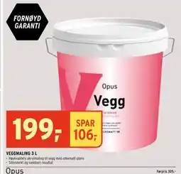 Montér VEGGMALING 3 L tilbud