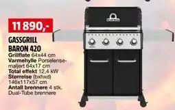Bauhaus GASSGRILL BARON 420 tilbud