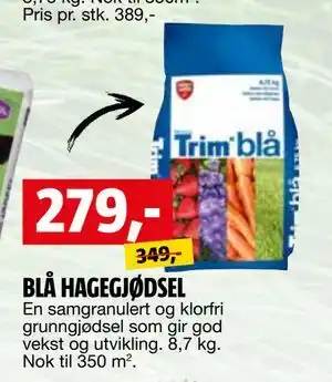 Bauhaus BLÅ HAGEGJØDSEL tilbud