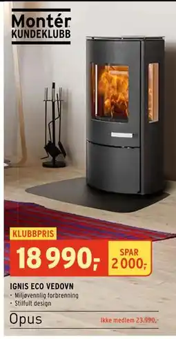 Montér IGNIS ECO VEDOVN tilbud