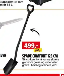 Bauhaus SPADE COMFORT 125 CM tilbud