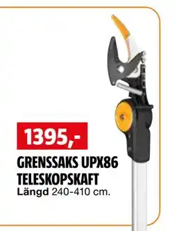 Bauhaus GRENSSAKS UPX86 TELESKOPSKAFT tilbud