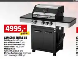 Bauhaus GASSGRILL THERA 3 B tilbud