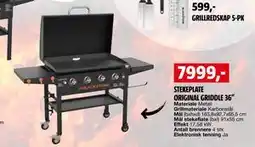Bauhaus STEKEPLATE ORIGINAL GRIDDLE 36” tilbud