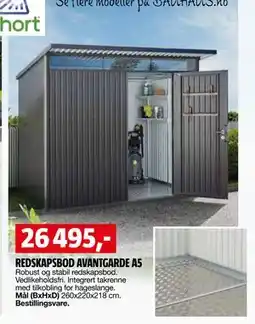 Bauhaus REDSKAPSBOD AVANTGARDE A5 tilbud