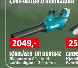 Bauhaus LØVBLÅSER LXT DUB184Z tilbud