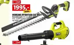 Bauhaus HEKKSAKS RY18HT50A-120 18V tilbud