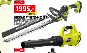 Bauhaus HEKKSAKS RY18HT50A-120 18V tilbud