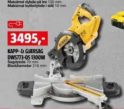 Bauhaus KAPP- & GJÆRSAG DWS773-QS 1300W tilbud