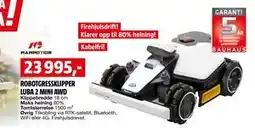 Bauhaus ROBOTGRESSKLIPPER LUBA 2 MINI AWD tilbud