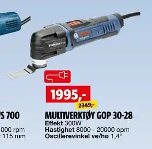 Bauhaus MULTIVERKTØY GOP 30-28 tilbud