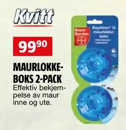 Bauhaus MAURLOKKEBOKS 2-PACK tilbud