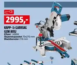 Bauhaus KAPP- & GJÆRSAG GCM 80SJ tilbud
