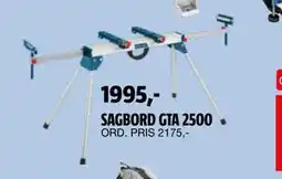 Bauhaus SAGBORD GTA 2500 tilbud