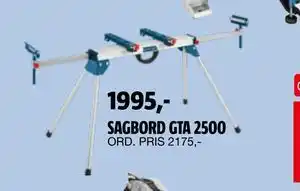 Bauhaus SAGBORD GTA 2500 tilbud