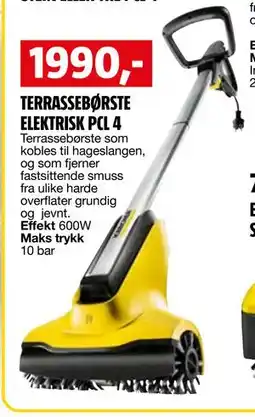 Bauhaus TERRASSEBØRSTE ELEKTRISK PCL 4 tilbud