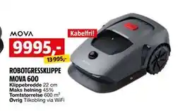 Bauhaus ROBOTGRESSKLIPPE MOVA 600 tilbud