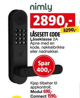 Bauhaus LÅSESETT CODE tilbud