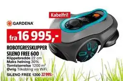 Bauhaus ROBOTGRESSKLIPPER SILENO FREE 600 tilbud