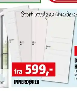 Bauhaus INNERDØRER tilbud
