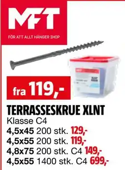Bauhaus TERRASSESKRUE XLNT tilbud