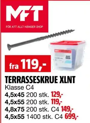 Bauhaus TERRASSESKRUE XLNT tilbud
