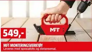 Bauhaus MFT MONTERINGSVERKTØY tilbud