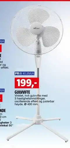 Bauhaus GULVVIFTE tilbud