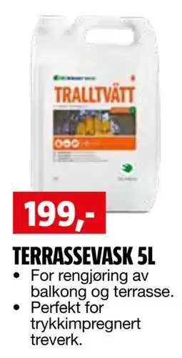 Bauhaus TERRASSEVASK 5L tilbud