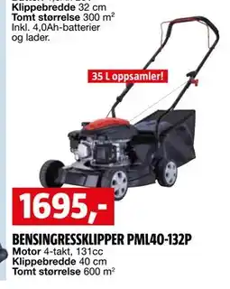 Bauhaus BENSINGRESSKLIPPER PML40-132P tilbud