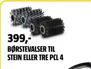 Bauhaus BØRSTEVALSER TIL STEIN ELLER TRE PCL 4 tilbud