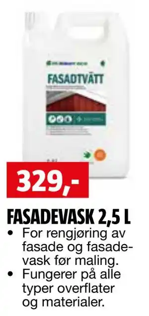 Bauhaus FASADEVASK 2,5 L tilbud