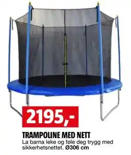 Bauhaus TRAMPOLINE MED NETT tilbud