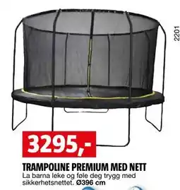 Bauhaus TRAMPOLINE PREMIUM MED NETT tilbud